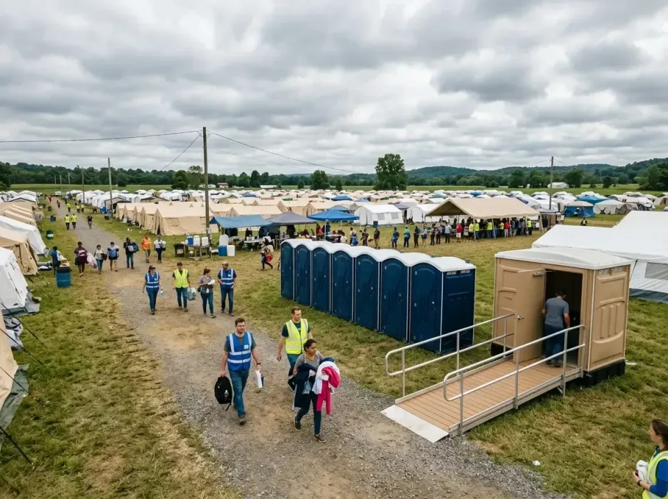 disaster-relief-camp-restrooms-010 — frequently asked questions, Dumpster & Portable Bathrooms Rental in Lake Village, AR